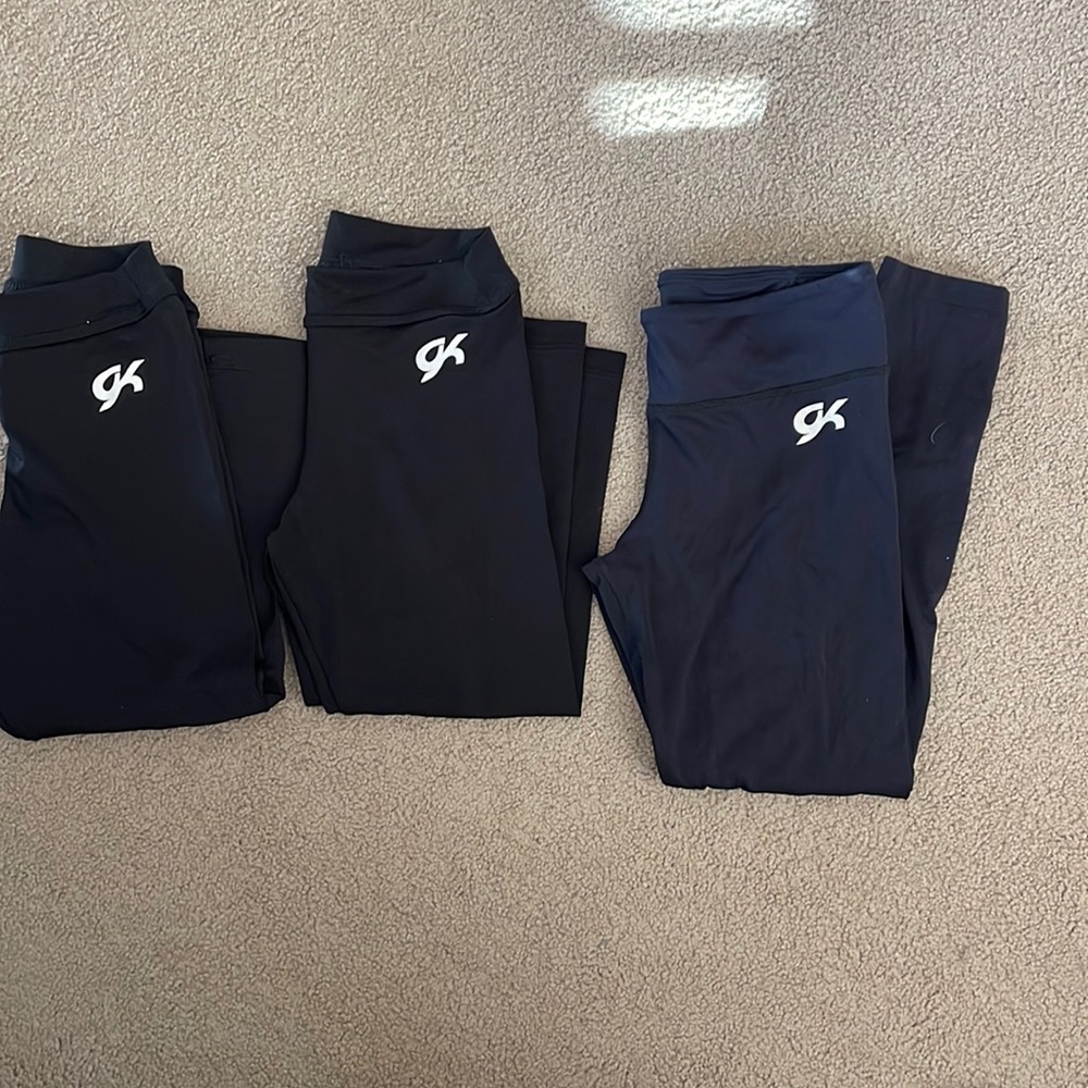 GK Elite cropped leggings two pair and one full length